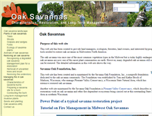 Tablet Screenshot of oaksavannas.org